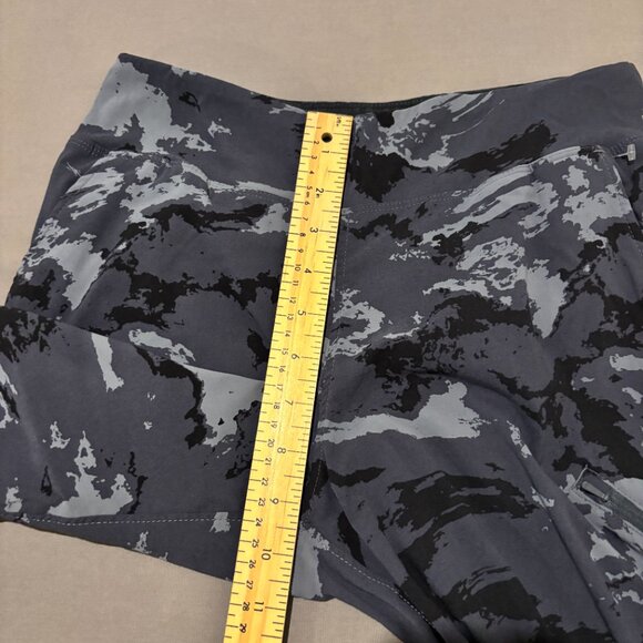 Mountain Hardwear Leggings Womens Small Black Gray Camo Outdoor Hiking Casual - Picture 6 of 8